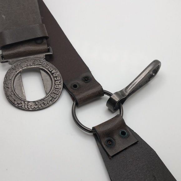 Be Prepared Genuine Leather Brown Belt Made in Italy. Conversation piece - Picture 15 of 15